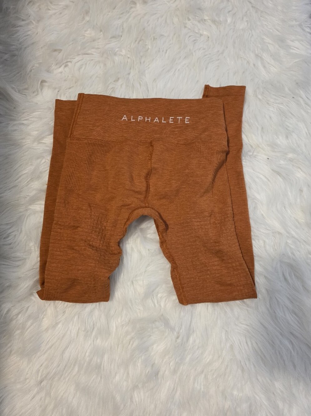 Alphalete Rust Seamless Leggings